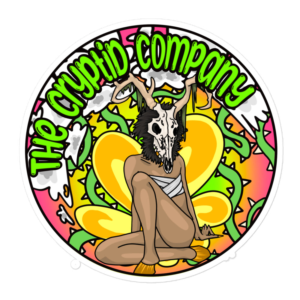 Cryptid Company Pin-up sticker