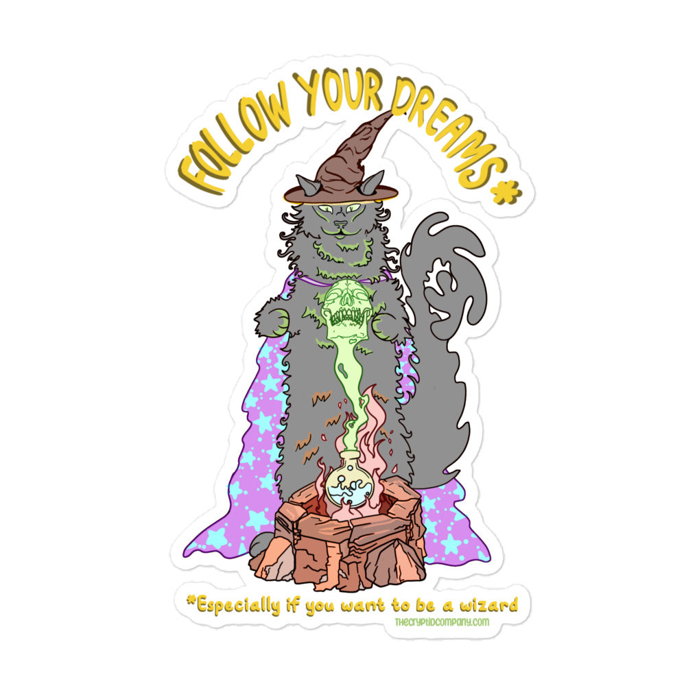 Wizard Cat sticker