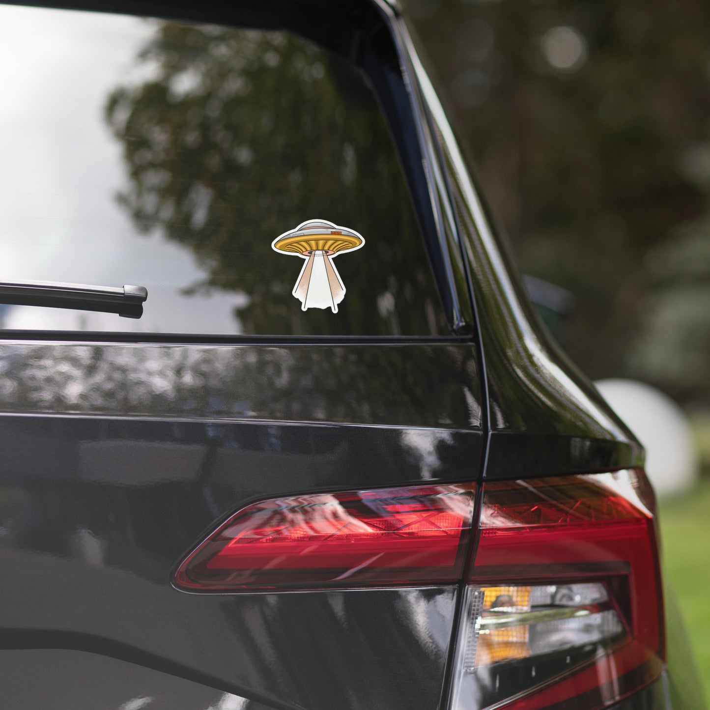 UFO with Bumper Stickers