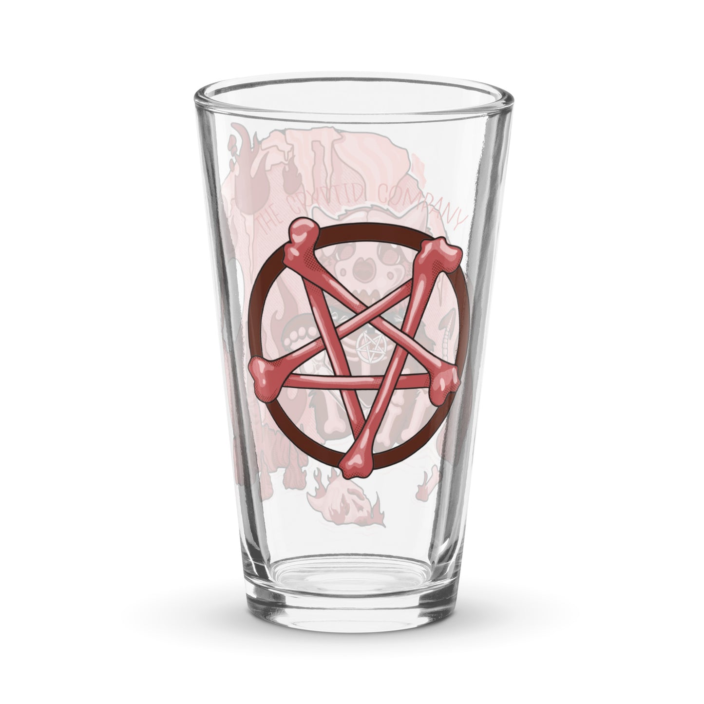 Hell Pup pint glass