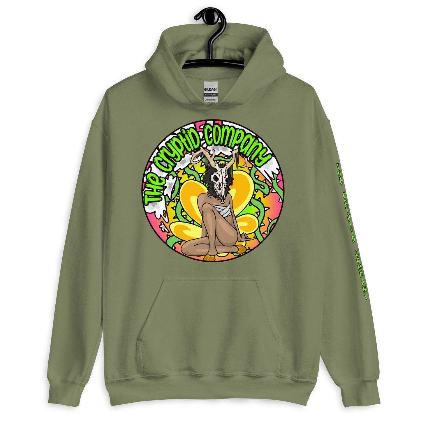 The Cryptid Company Pin-up unisex hoodie